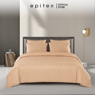 (New Arrival) Epitex 1600TC Melange Tencel Blend Dobby Fitted Sheet Set | Bedsheet Set