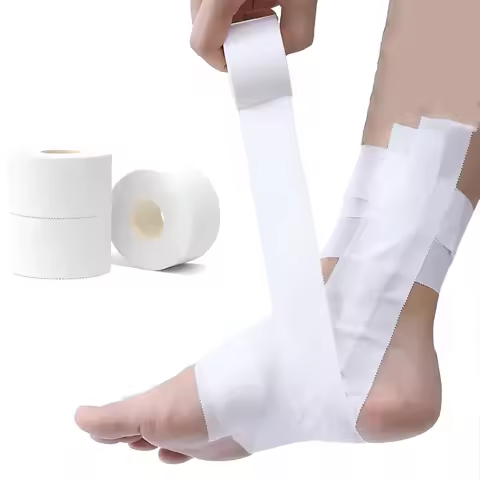10 Yard Cotton Medical Sports Adhesive Bandage Athletic Tape Injury Care for Sports Injury,Strain,Kn