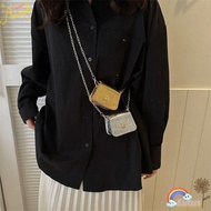 EUCA Shoulder Bag, Versatile Mini Crossbody Bags, Korean Fashion Simplicity Chain PU Handbag Lipstic