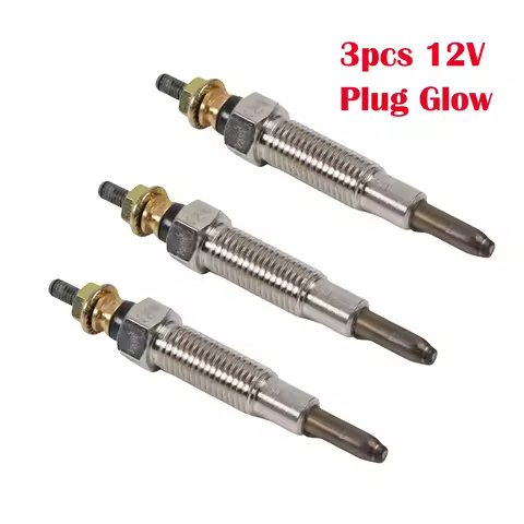 3pcs 12V NGK Plug Glow For Hitachi EX29 30 32 35 36 Minidigger Isuzu 3LB1 3LD1 4LB1 4LE1 Engine Daew