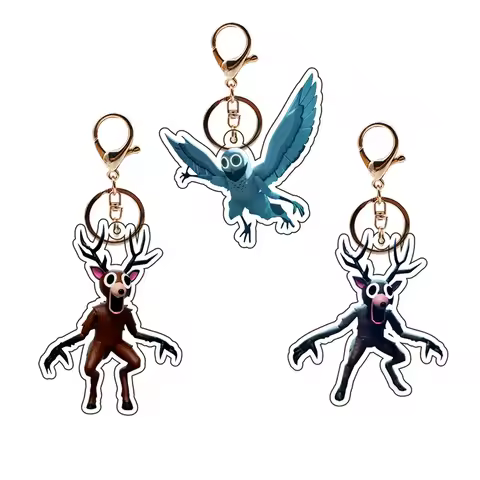 Game 99 nights In The Forest Keychain Bag Accessories Acrylic Pendant 99 nights In The Forest Deer O