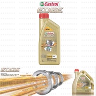 3421383 Castrol EDGE 5W40 A3/B4 fully synthetic engine oil (1 liter) for Petrol &amp; Diesel Cars