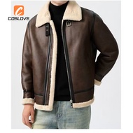Ready Stock Fan Made Resident Evil Leon Same Style Coat Artficial Leather Cosplay Clothing Long Slee