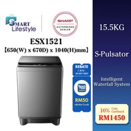Sharp Full Auto Washing Machine (15.5KG) ESX1521 / (15kg) ESX159