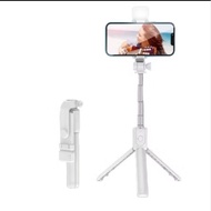 Bluetooth selfie stick with lamp