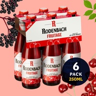 Rodenbach Fruitage Cherry & Elderberry Fruit Beer - Pack of 6 x 250ml Bottles [Belgian Fruit Beer]