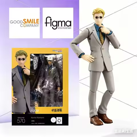 Max Factory figma #570 Kento Nanami Jujutsu Kaisen 165mm Suit Shirt Torso Cursed Tool 7:3 Effect Sun