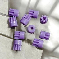 UNGU REP TAMIYA GEAR PINION 8T PURPLE DYNAMO GEAR/ FOR MINI 4WD [10PCS]