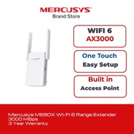 Mercusys ME80X Wi-Fi 6 AX3000 Range Extender | Easy Mesh & WPS Setup (Powered by TP-Link)
