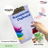 YG4 TOPLA Clip Board Premium A5 / Papan Ujian A5/ Alas Ujian / Papan Jalan Ujian Premium / TOPLA Pap