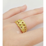 [VJ]Cop916 Ring "J0759" 999.9 Gold Plated Ring <Cincin Mesin Kait>