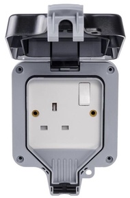 Heavy Duty IP66 MK881S882S 13A 1Gang 2Gang Weatherproof Waterproof Outdoor Switch Socket Outlet