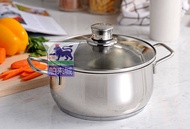 WMF DIADEM plus หม้อซุปสแตนเลสหม้อตุ๋นช้าหม้อ 20 ซม3L อุปกรณ์ทำอาหารสไตล์นอร์ดิกหลายชั้นด้านล่าง