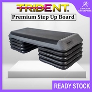 Trident Premium Step Up Board Fitness (109 x 41cm) Aerobic Stepboard Stackable