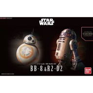 Bandai Assembly Model 1/12 Star Wars BB-8 & R2-D2 Robot N