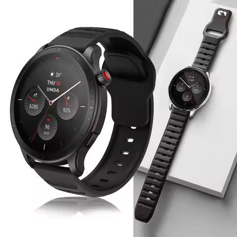 22mm 20mm Silicone Watch Band For Amazfit BALANCE Strap GTR 4 3 Pro 2e/GTS 4 3 2/Bip 5 U Stratos 3 2