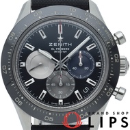 真力時 Chronomaster 運動腕錶 El Primero 03.3100.3600/21.C822，附原廠錶盒、保固卡，不鏽鋼錶殼/橡膠錶帶，男士腕錶，黑色，拋光處理，成色極佳 [二手]