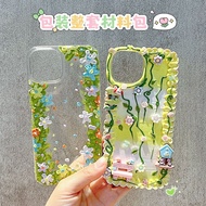 Phone phone case DIY phone case High-value Handmade diy Cream Glue Apple Series iphone15promax16prom