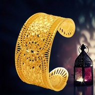 24K Gold-Plated Bracelet Bridal Wedding Sand Gold Bracelet Bracelet