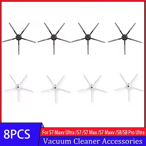 5-Arm Side Brush For Xiaomi Roborock S8 /S8 Pro Ultra /S7 Maxv Ultra / S7 / S7 Max / S7 Maxv/ S6 / S