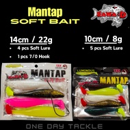 Sawa-D Mantap | 14cm / 10cm | Soft Plastic | Fishing Soft Lure SP | Umpan Tiruan Toman BP Skipping S