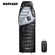MAPLEAF Sleeping Bag Envelope Type Warm Convenient Waterproof Windproof Washable FP650 Winter Indoor