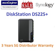 Synology DiskStation DS225+ 2-Bay NAS (  Replace DS224+, without HDD, only Support Synology HDD ) - 
