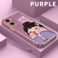 Casing For OnePlus Nord N20 SE Cute Girl Soft 6D Plating Kesing hp