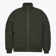 RAINS Liner High Neck Jacket復古絎縫高領外套/ Green綠色/ L/ AW23
