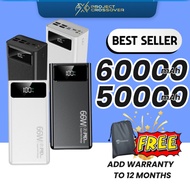 Powerbank Original 60000mAh 60K Camping Power Bank PD Quick Fast Charging USB C Type C Output
