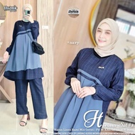 HERISSA #3 SETELAN CELANA WANITA + TUNIK BY UWAIS