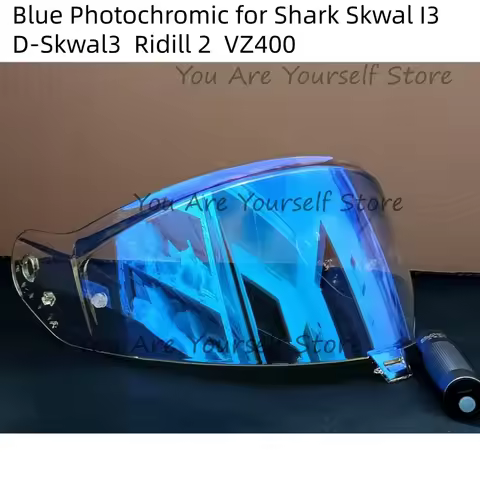 Photochromic Visor for Shark Skwal i3 D-Skwal 3 Ridill 2 Helmet Replacement Lens Windshield D Skwal 