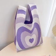 Tas Buffalow Bag Bangkok Knit Tote Bag Rajut Hand Bag Totebag Wanita Korea