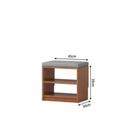 HY-JD Eco Ikea【Official direct sales】North America Black Walnut Wooden Shoe Cabinet Japanese Simple Rattan Solid Wood Ho
