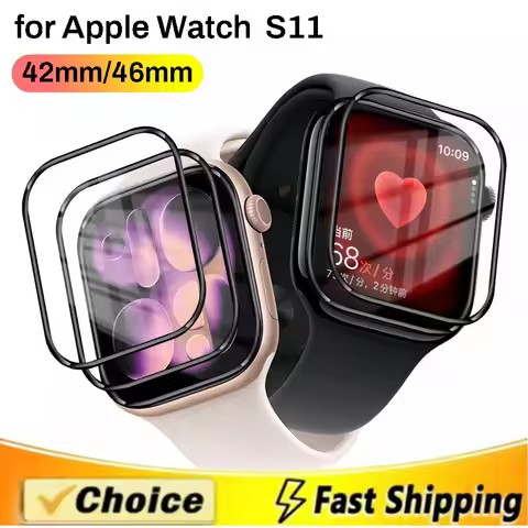 1/2/3/5Pcs soft films for Apple Watch Series 11 46/42mm Smartwatch Screen HD Anti-scratch Protective