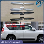 แร็คหลังคารถบาร์รถไฟ End ปกหมวกเชลล์สำหรับ Toyota Land Cruiser Prado 150 Fj150 2010 2011 2012 2013 2014 2015 2016 2017