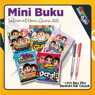 Mini Buku Hari Guru - Hadiah Hari Guru Teacher day gift