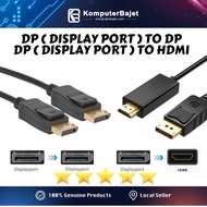 Branded Display Port DP to DP/ DP Display port TO HDMI 1080p FHD display port cable DELL HP ACER DP 