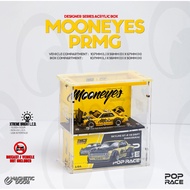 MOONEYES PRMG KOTAK ACRYLIC — Mini GT Acrylic Display Box for 1:64 Diecast Car Model Display( INNO64