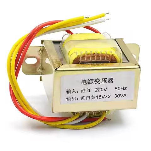 New EI57 30W 220V-9V Transformer Input 220v 50Hz Output 30VA Double 9v Power Transformers