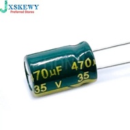 20PCS 35V470uf 8x12mm Aluminum Electrolytic Capacitor 470uf35v 35v 470uf 35wv 470mf 35vdc 470MFD 35v