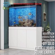 AQUARIUM DIY Solid Particle Board Square Cabinet 90cm, 120cm