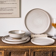 Pandon Home Furnishing PD1 [Old Time Bowl Plate Set] Studiolay Nostalgic Dish Plate Soup Noodle Bowl
