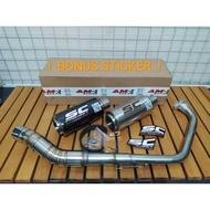 Exhaust Sc Project CRT YZF R15 / MT15 / Y15ZR / LC135 / RS150R / GSX 150 / CBR 150 Full System