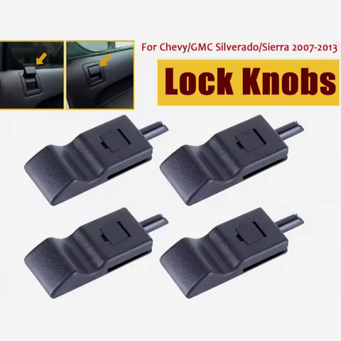 Car Door Lock Knob Bolt Fit For Chevrolet Silverado 1500 2500 3500 GMC Sierra Yukon Car Accessories 