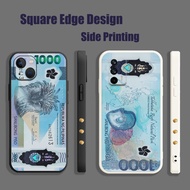 Casing For OPPO A39/A57 Reno 5 A54 A71 F9 Pro Reno6 Z Money New 1000 Peso LDH43 Phone Case Square Ed