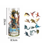 12Pcs 7-10CM Animals Or Sea Animals Mainan Haiwan Binatang Zoo Wild Animals Ocean Toys Set Kids Toys