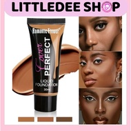 Romantic Flower Tanned Skin Cover Perfect Liquid Foundation Bedak Asas Cecair Makeup