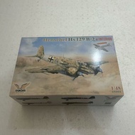 Henschel Hs129B-2 with INTERIOR Attack Aircraft TAKOM 48001 1/48 Model Kit Military Model