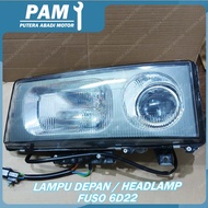 MATA Fuso 6D22 Headlamp Cat Eye Headlamp Kiri (LH) Fuso 6D22 Depo Brand (OSA)FF